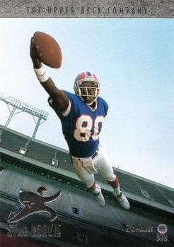 Eric Moulds Buffalo Bills 1996 Upper Deck NFL Rookie Card - Star Rookie #21
